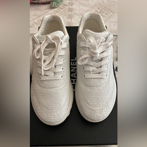 Brand new in box 20P size 36\ 6 chanel sneakers, beautiful sequins - Picture 7 of 14